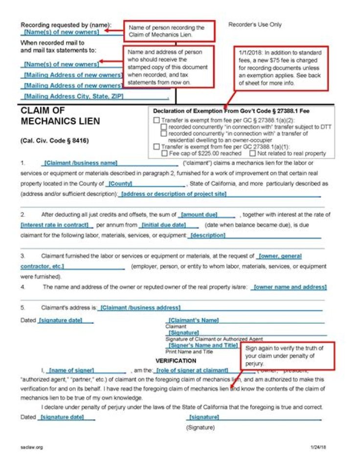 Can you file a lien online in Texas?