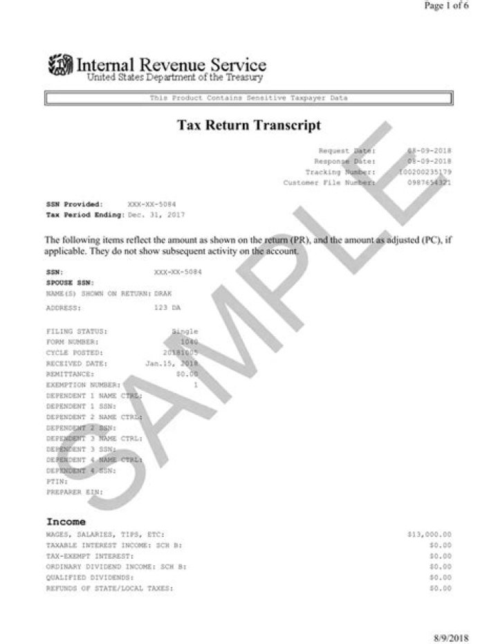 Can you get a tax transcript for a corporation?