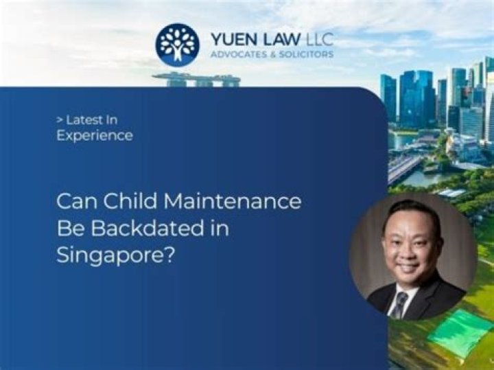 Can you get child maintenance backdated?