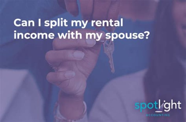 Can you split rental income between spouses?