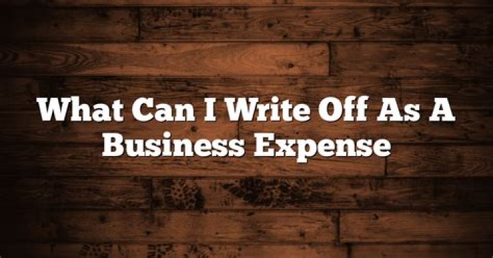 Can you write off food business expense?