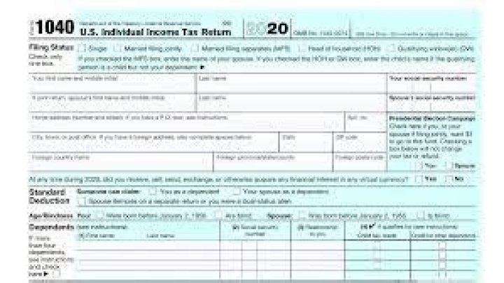 Do 1040 forms come in the mail?