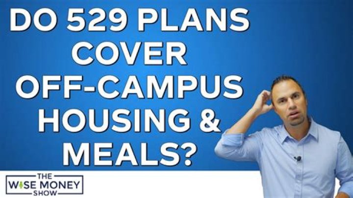 Do 529 plans cover off-campus housing?
