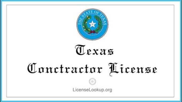 Do general contractors need to be licensed in Texas?