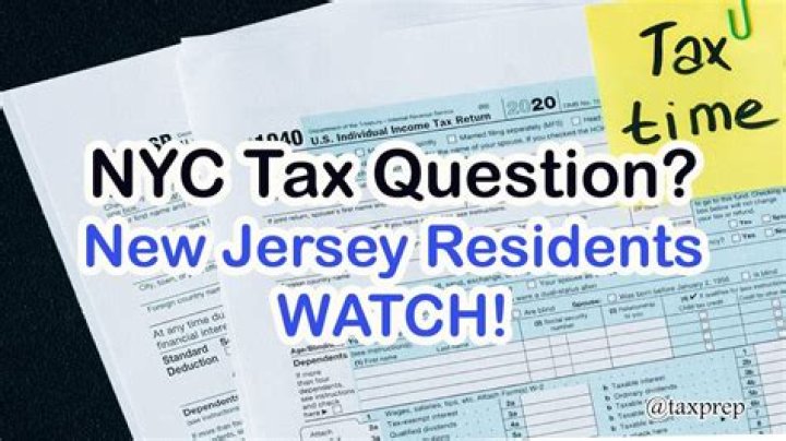 Do I have to pay NY tax if I live in NJ?