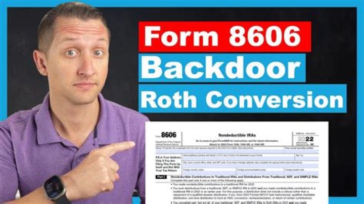 Do I need to file 8606 for backdoor Roth?