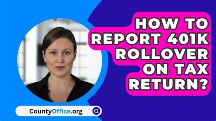 Do I need to report 401k on taxes?