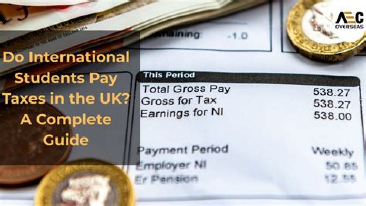 Do international students pay sales taxes?