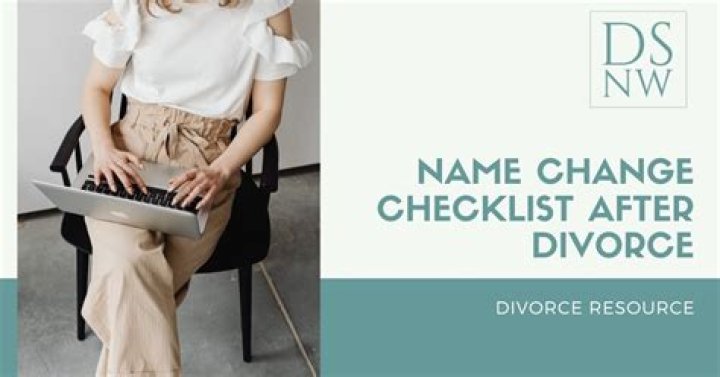 Do people change their name back after divorce?