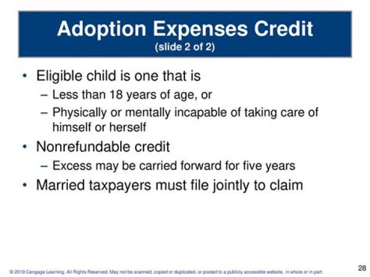 Do you get an adoption credit every year?