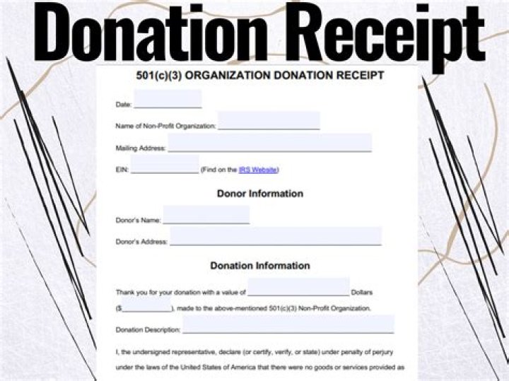 Do you get tax return for donations?