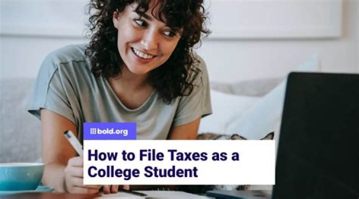 Do you have to file taxes if you are a college student?