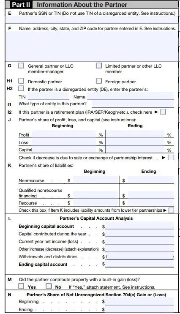 Do you need to fill out a K1 tax form?