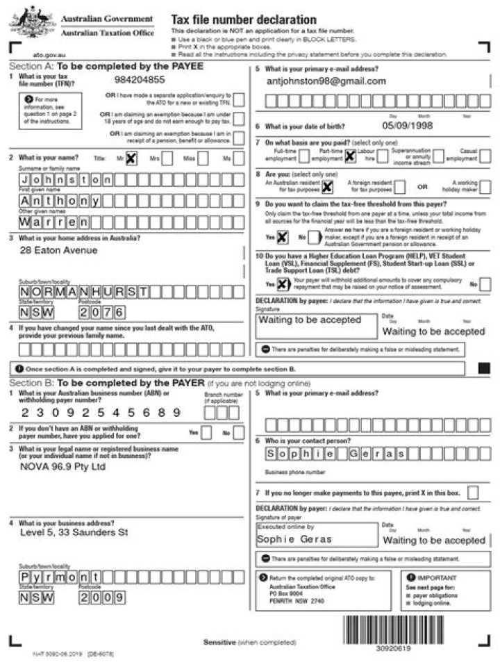 Does a child under 16 need a tax file number?
