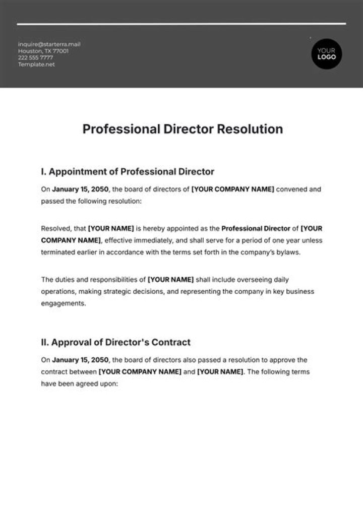 Does a director have to own shares?