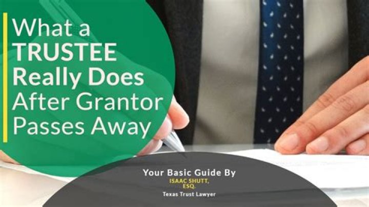 Does a grantor trust end when the grantor dies?