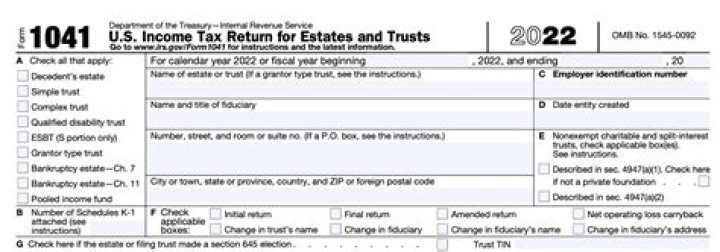 Does form 1041 have to be filed every year?