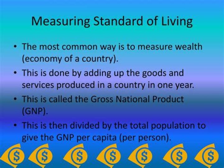 Does national income statistics accurately measure standards of living?
