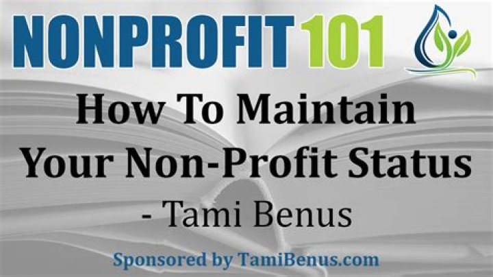 Does non profit status expire?
