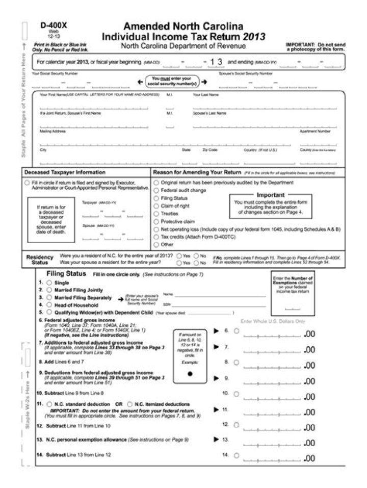 Does North Carolina tax non-resident income?