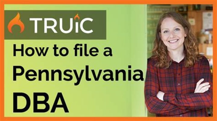 Does Pennsylvania require a DBA?
