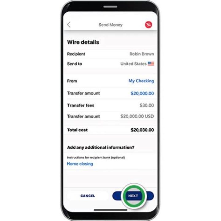 Does wire transfer count as income?