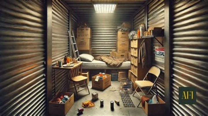 Has anyone tried living in a storage unit?