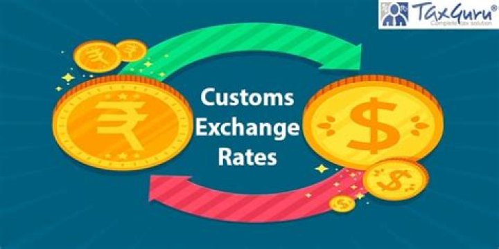 How are customs exchange rates fixed?
