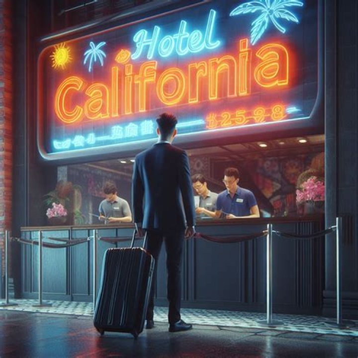 How are nonresidents working temporarily in California?