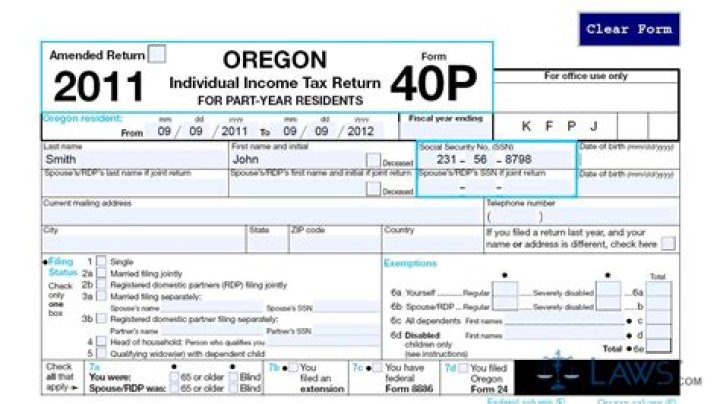 How are part-year resident state tax returns prepared?