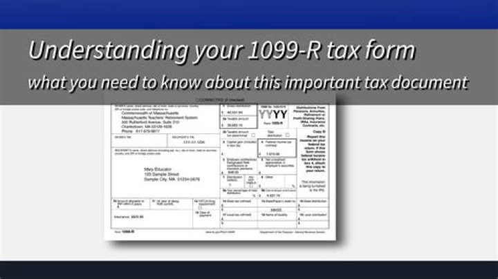 How are taxes paid on a 1099-R tax return?