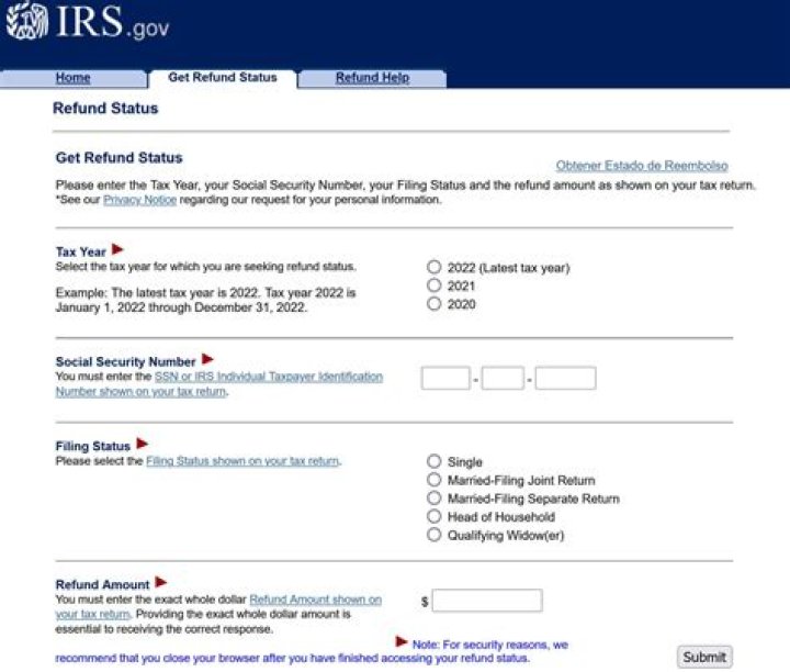 How can I check the status of my federal tax return?