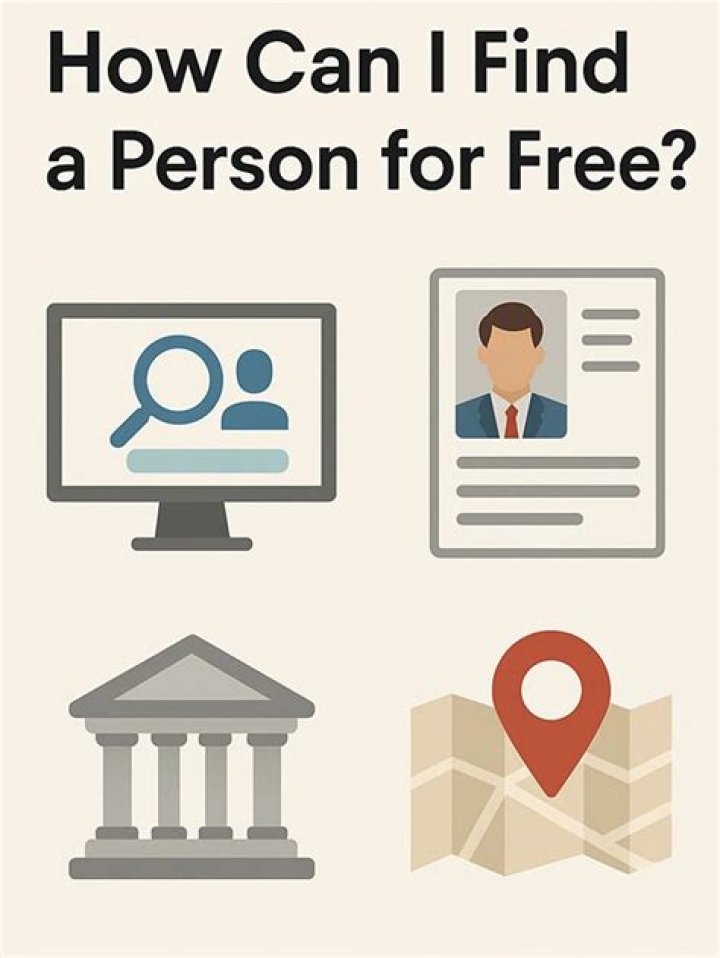 How can I find a person for free?