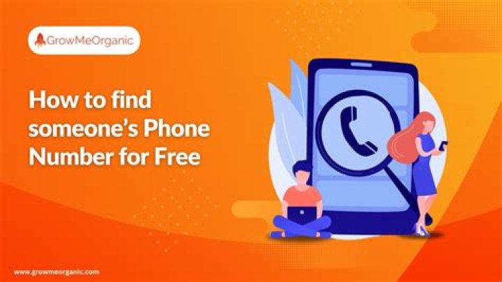 How can I find a phone number for free?
