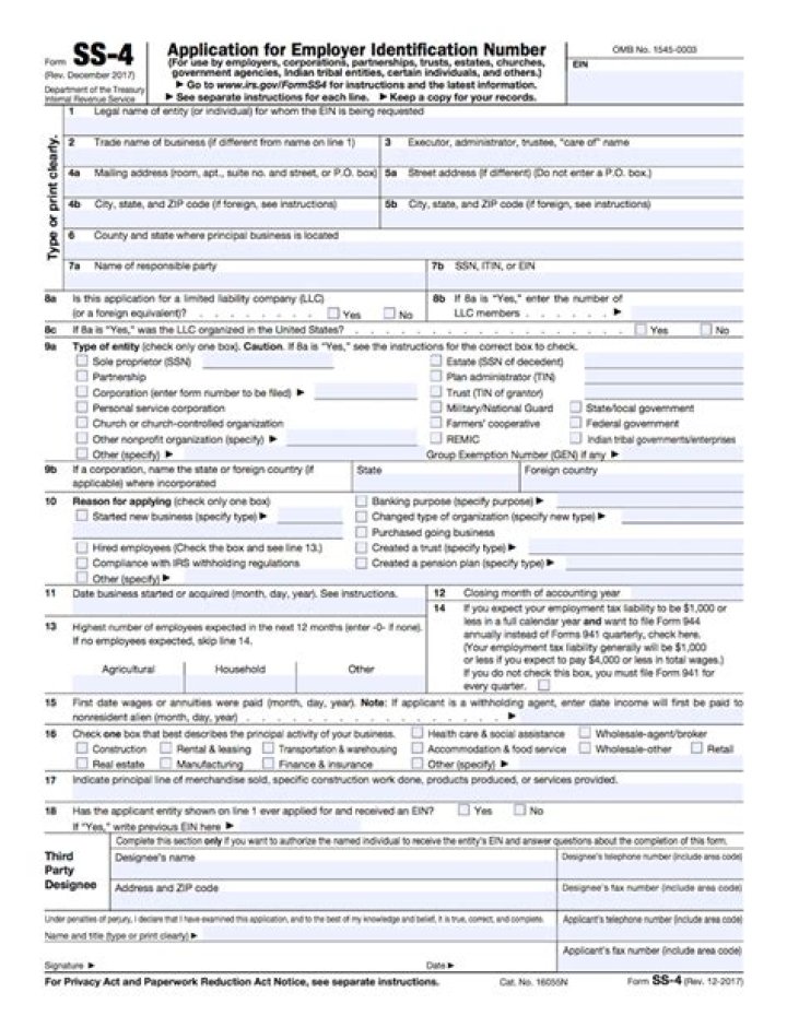 How can I get a copy of my SS4 letter?