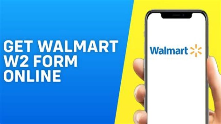 How can I get a copy of my W-2 from Walmart?
