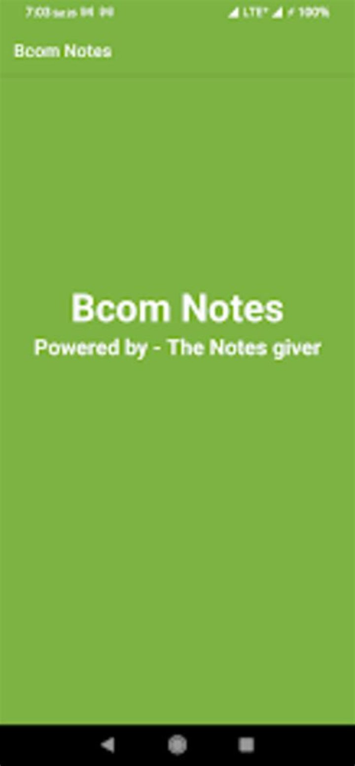 How can I get BCom notes?