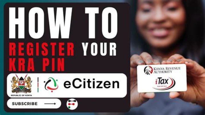 How can I get my KRA PIN number online?