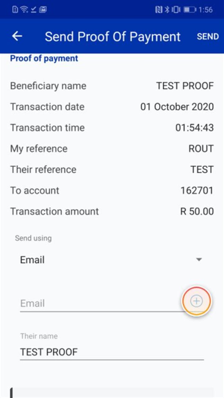 How can I get proof of my check?