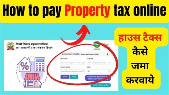 How can I pay my property taxes online India?