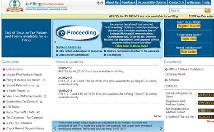 How can I recover my income tax password?