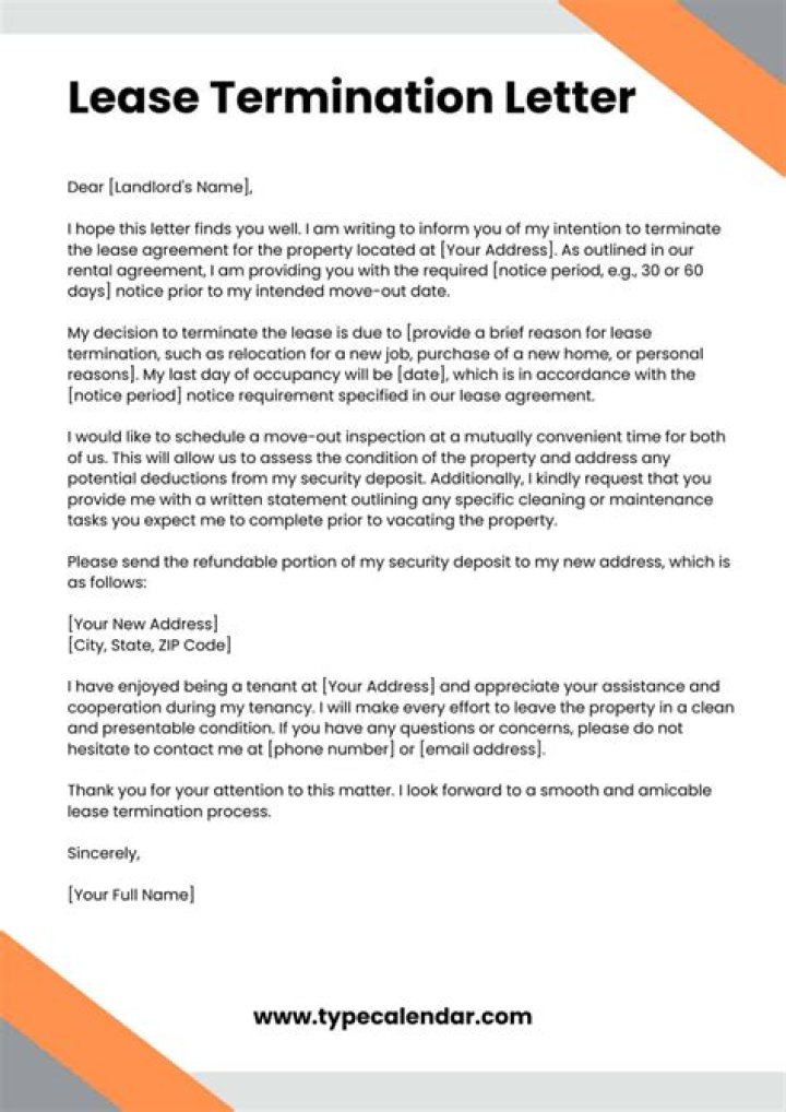 How can lease be terminated?
