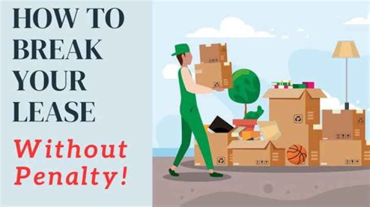 How can you break a lease without penalty?