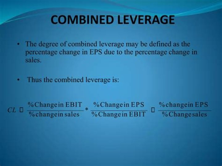 How change is sales impact EBIT and change in EBIT impact EPS?