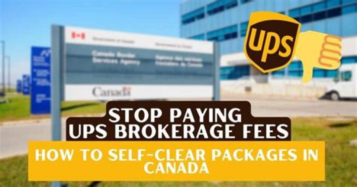 How do I avoid ups brokerage fees?