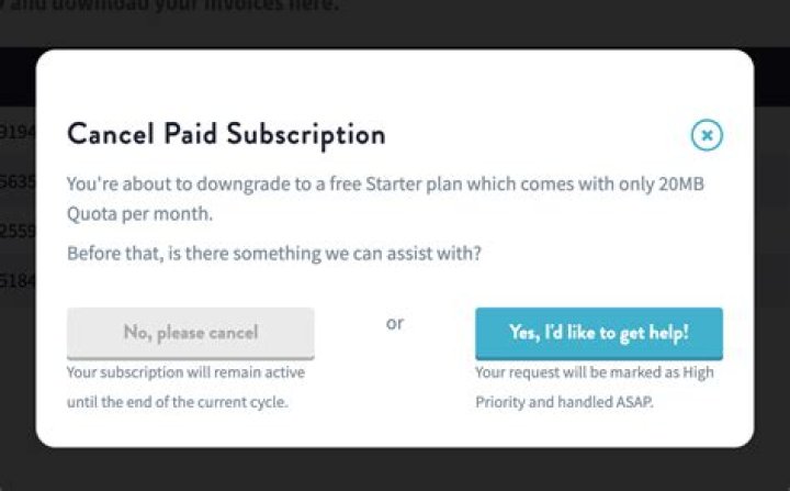 How do I cancel do not pay subscription?