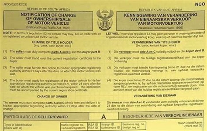 How do I change ownership of a car in Netherlands?