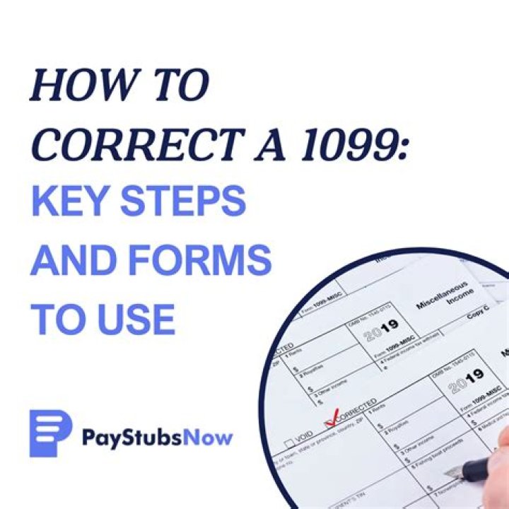 How do I correct a 1099 tax ID?