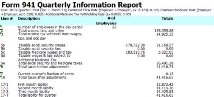 How do I correct a 941 quarterly report?