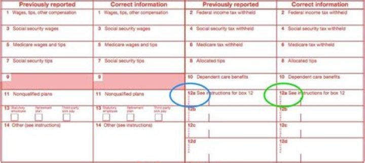 How do I correct a corrected W2?